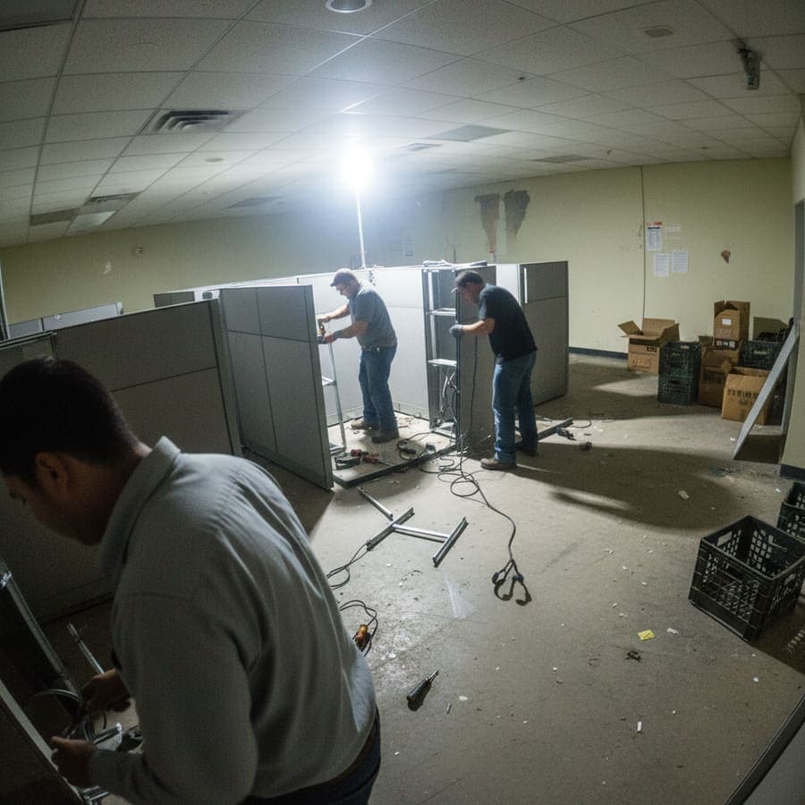 Screen removal and washing during standard bi-annual program visit